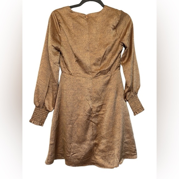 Franchescas Mi Ami Animal Print Baby Doll Dress - Picture 4 of 11